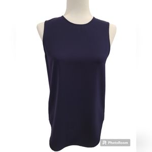 Theory Navy Straight Shell